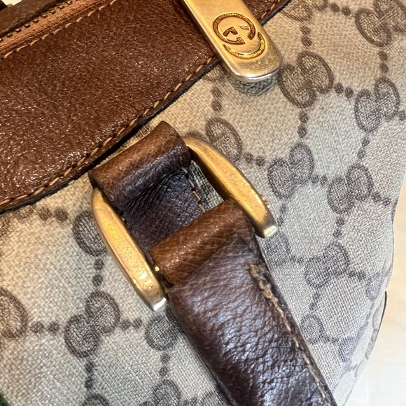 Gucci GG Monogram Supreme Sherryline Ophidia Boston Bag with Ophidia Key Case - Picture 7 of 16